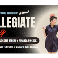 August workshops – 8/24 – featuring Collegiate Shag and Solo Jazz!